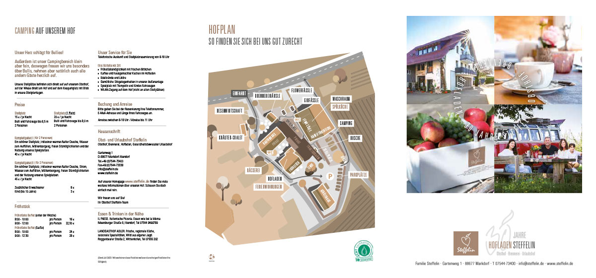 Flyer Camping als Bild